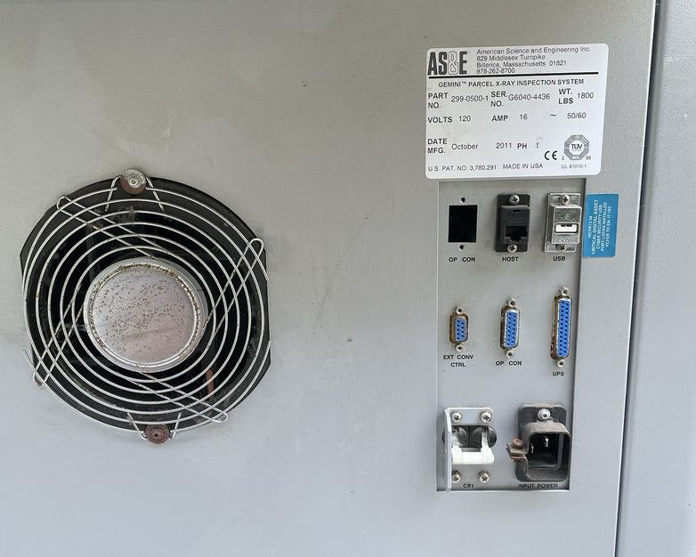AS&E Gemini 6040 Parcel X-Ray Inspection System 299-0500-1 - Parts or Repair B