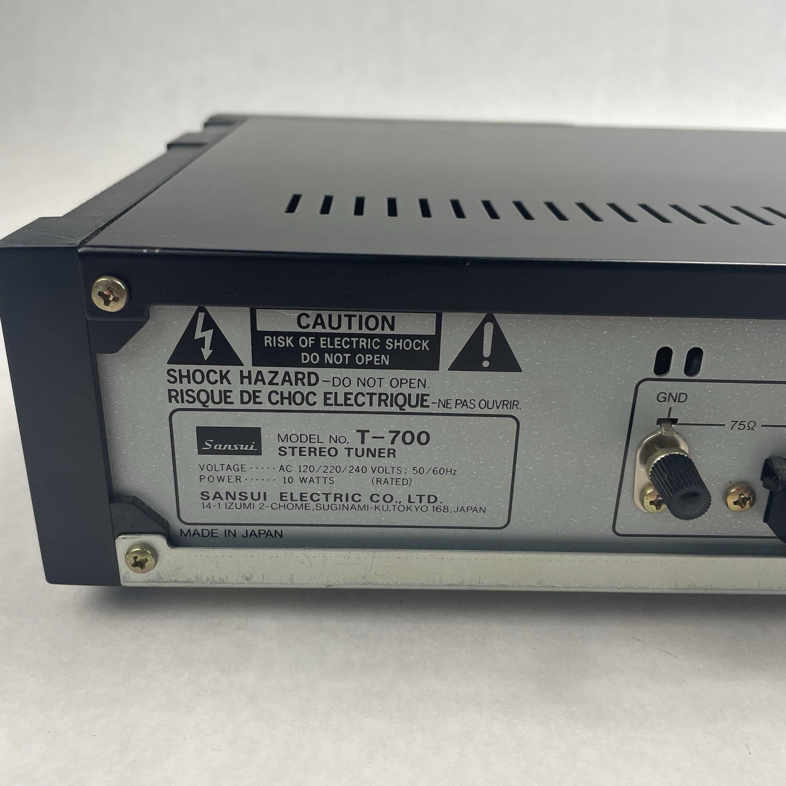 Sansui T-700 Quartz PLL Synthesizer AM/FM Stereo Tuner Power Tested11