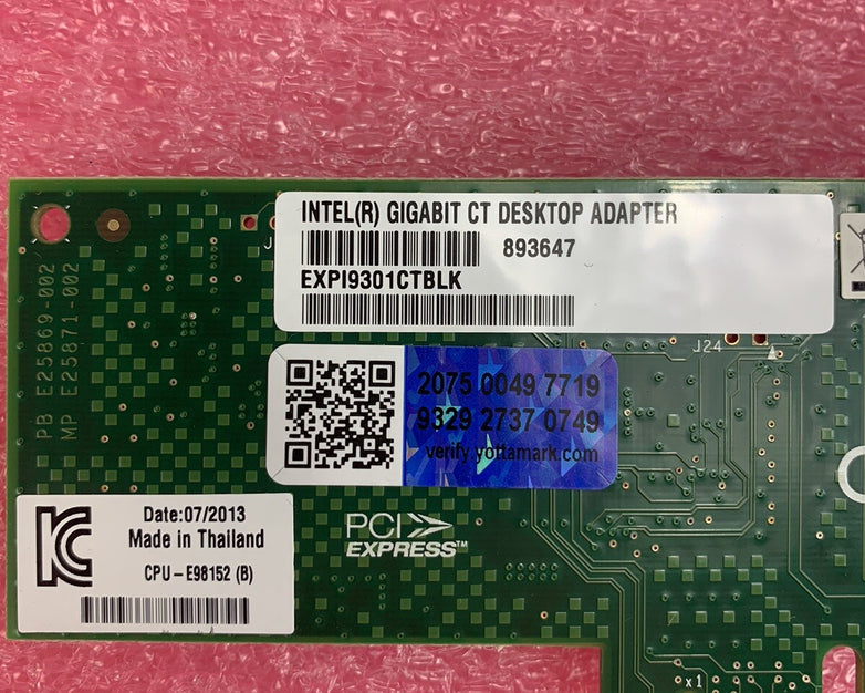 Intel (R) Gigabit CT Desktop Adapter EXP19301CT