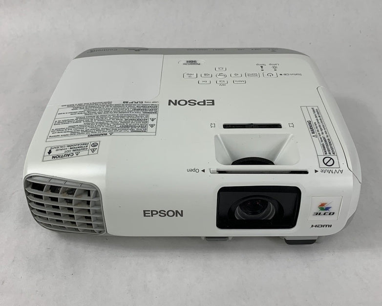 Epson PowerLite 98H H687A LCD Lamp Projector 4768 Lamp Hours - No Remote