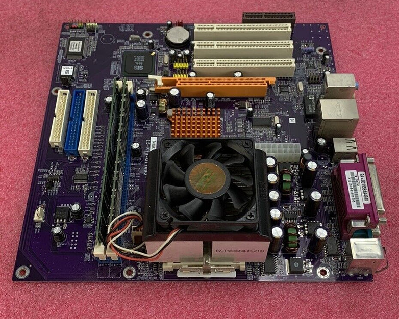 SIS SIS-741GX-M Motherboard AMD Sempron 2400+ 1.66GHz 640MB RAM w/Shield