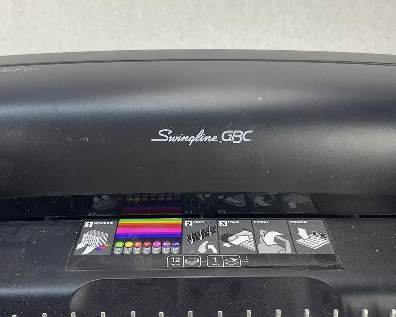 Swingline GBC CombBind C12 Manual Binding Machine