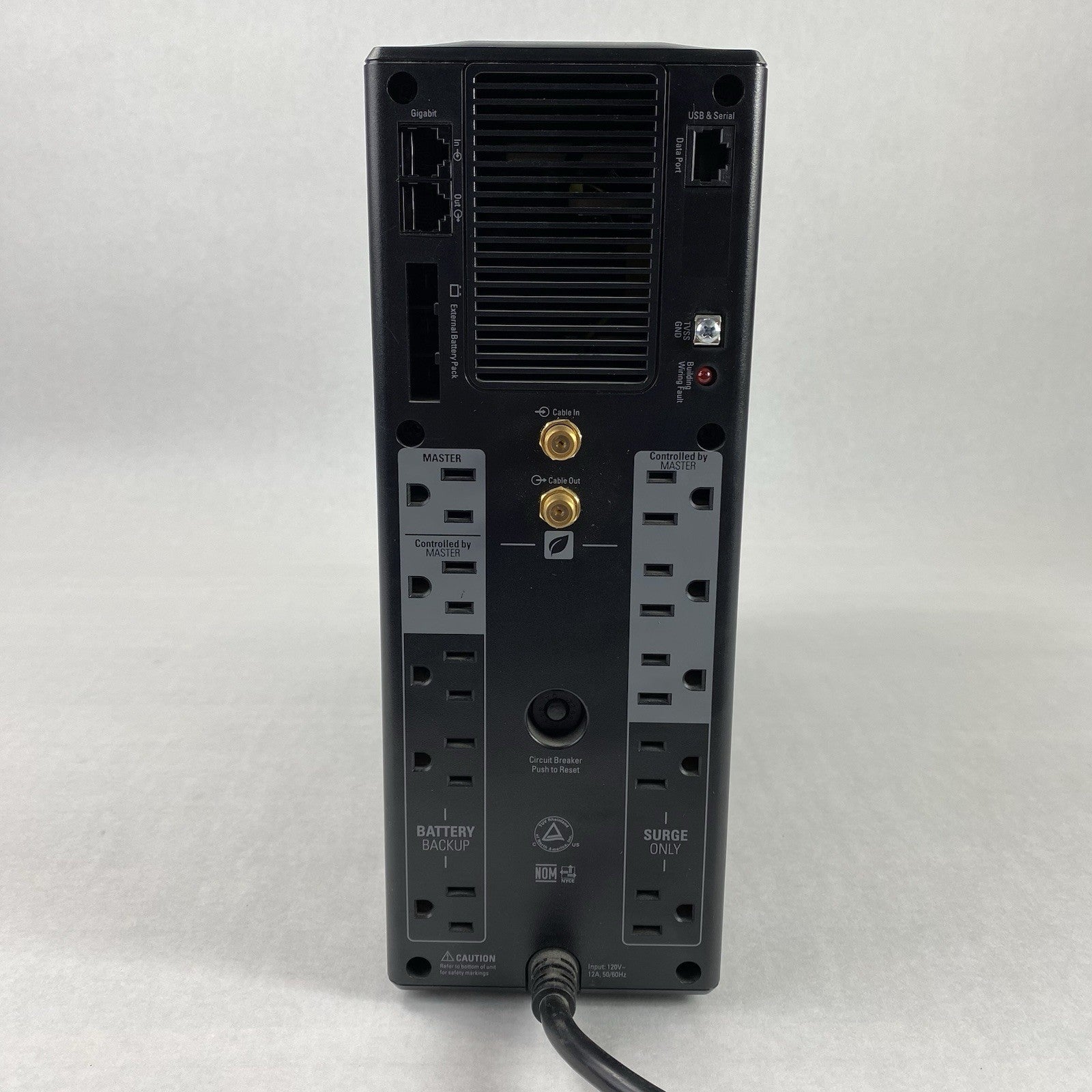 APC Back-UPS Pro 1500 BR1500G Uninterruptible Power Supply No Battery Tested