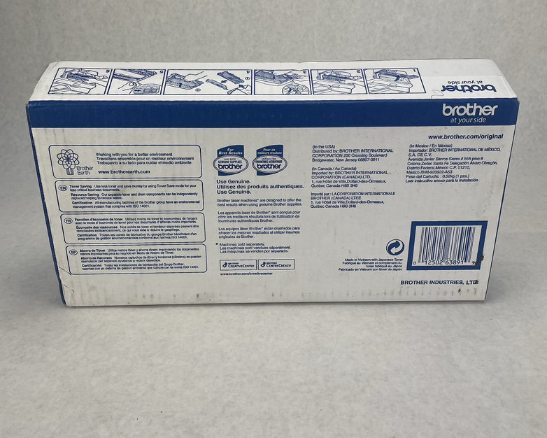 Brother TN660 Genuine OEM Black High Yield Toner Cartridge