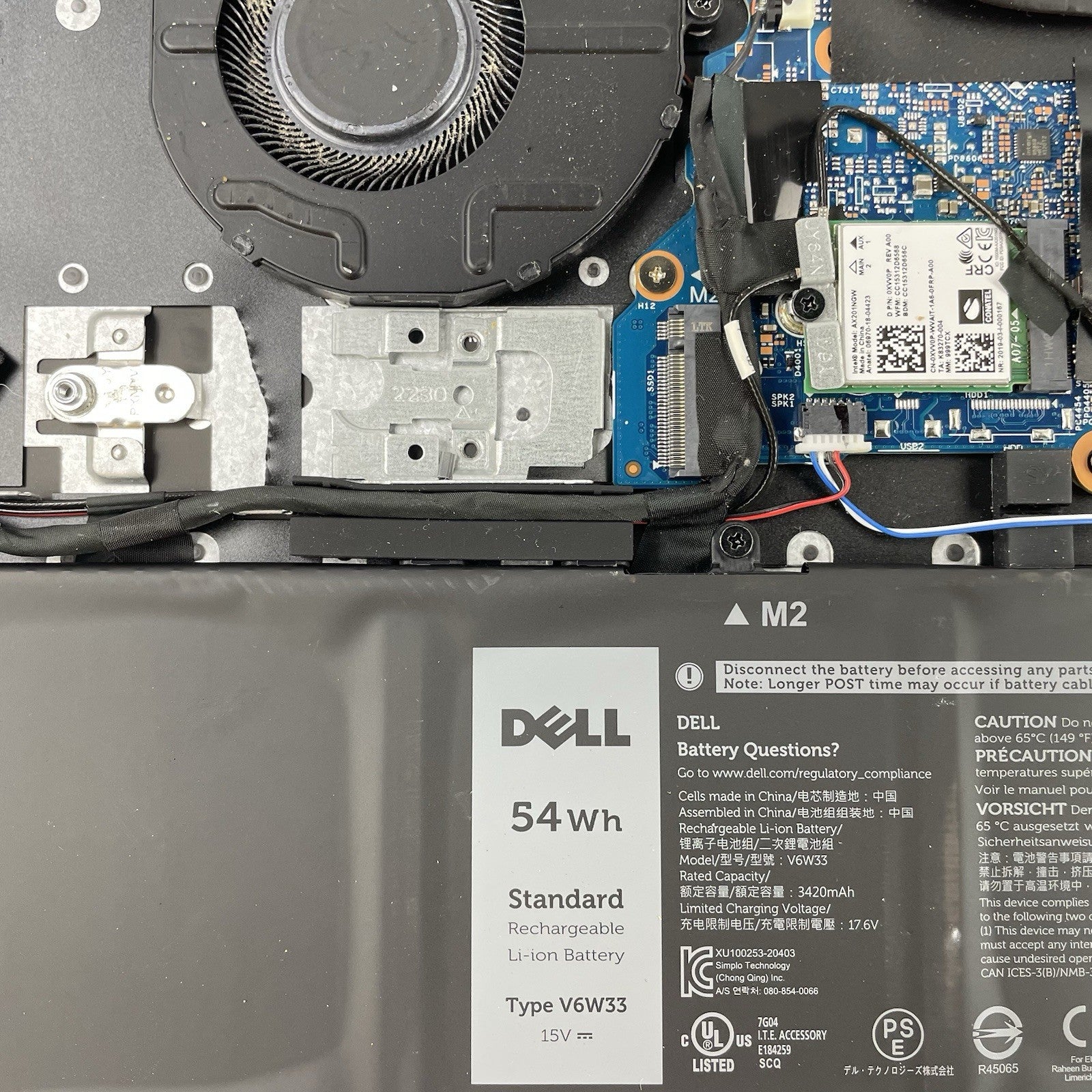 Dell Inspirton 15 5510 15.6" i5-11320H 3.20GHz 8GB RAM No SSD/OS/AC - Bad Bottom21