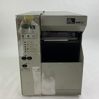 Zebra 105SL Label Printer Tested and For Parts and Repair
