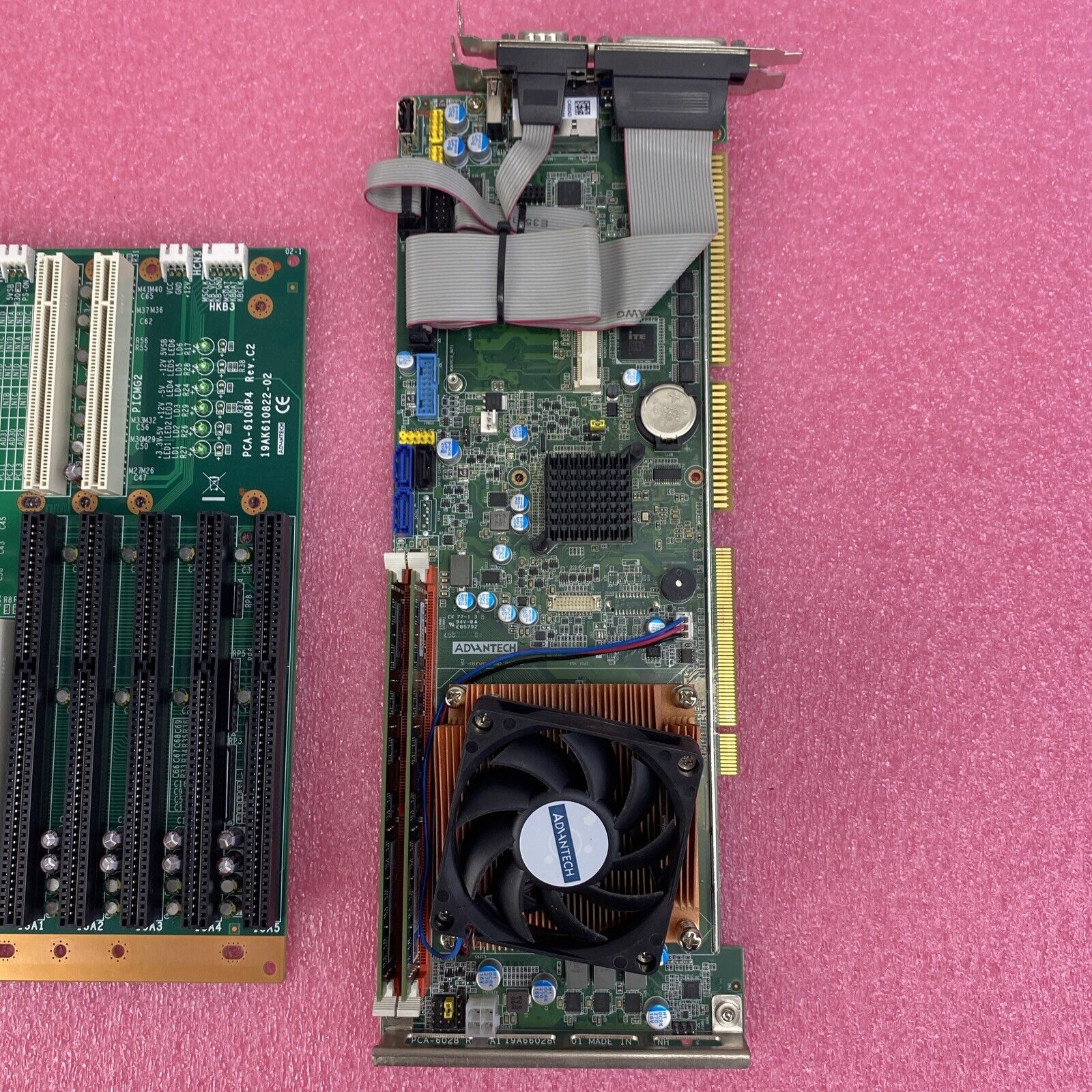 Advantech IPC-6608 Motherboard Intel Core i7-4770S 3.1GHz 16GB RAM