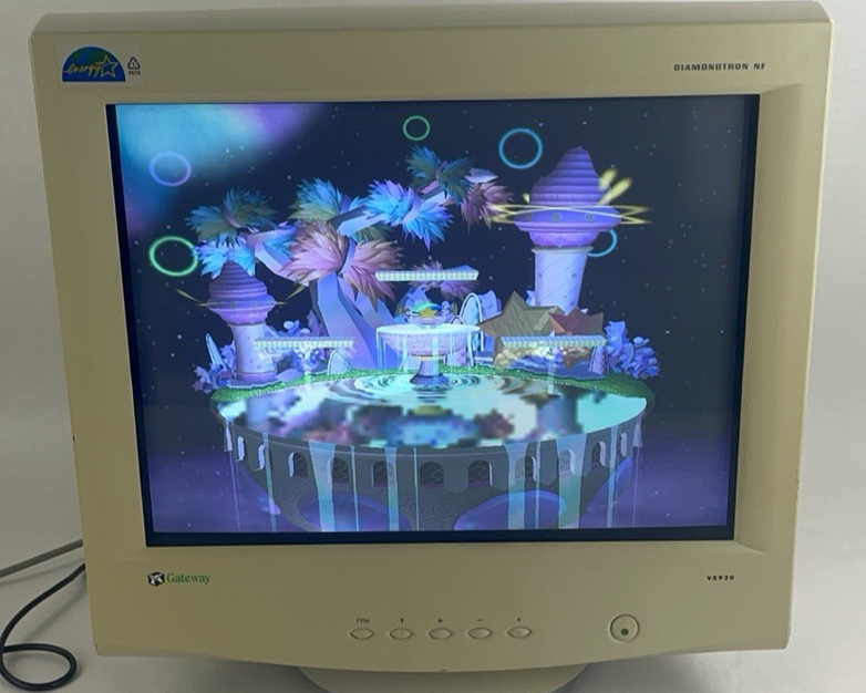 Gateway VX920 Diamondtron NF 17" Flatscreen CRT Monitor 1600x1200 85Hz