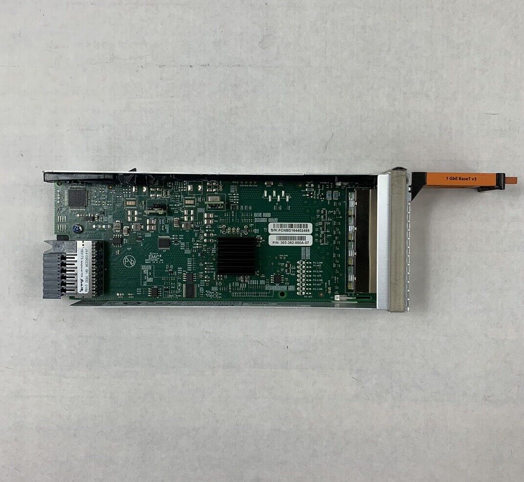 EMC Unity 303-382-000A-07 4-Port TLA PCB 1GbE Ethernet I/O Module