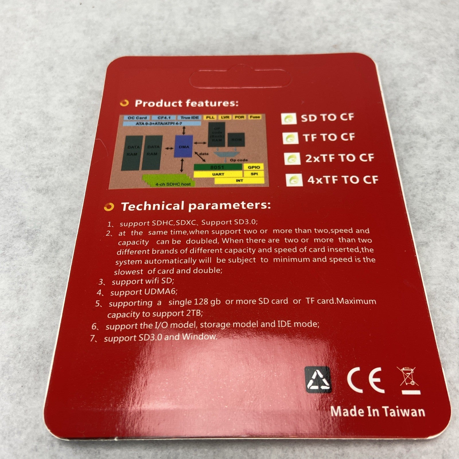 Extreme CF Adapter Type 1 Wifi SD - Lot of 5 NEW