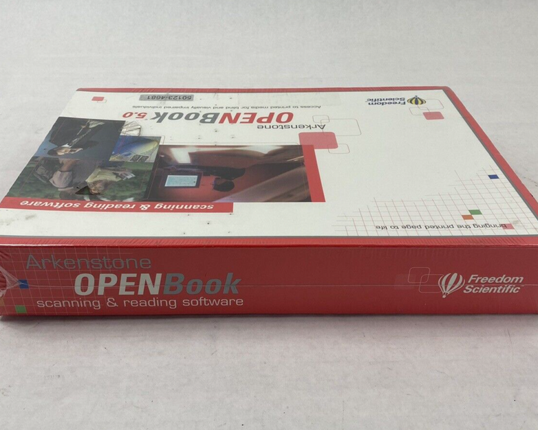 Freedom Scientific Open Book 5.0 PC Blind Scanning and Reading Software Sealed