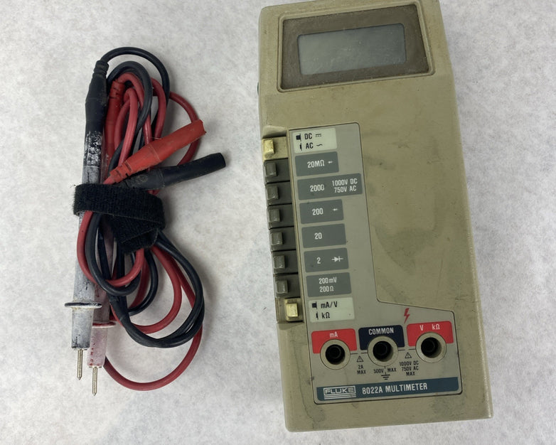 Fluke 8022A Multimeter Untested No Batteries
