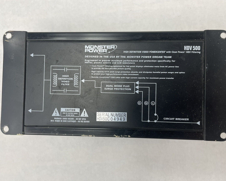 Monster Power HDV 500 HFTS PowerLine Surge Protector