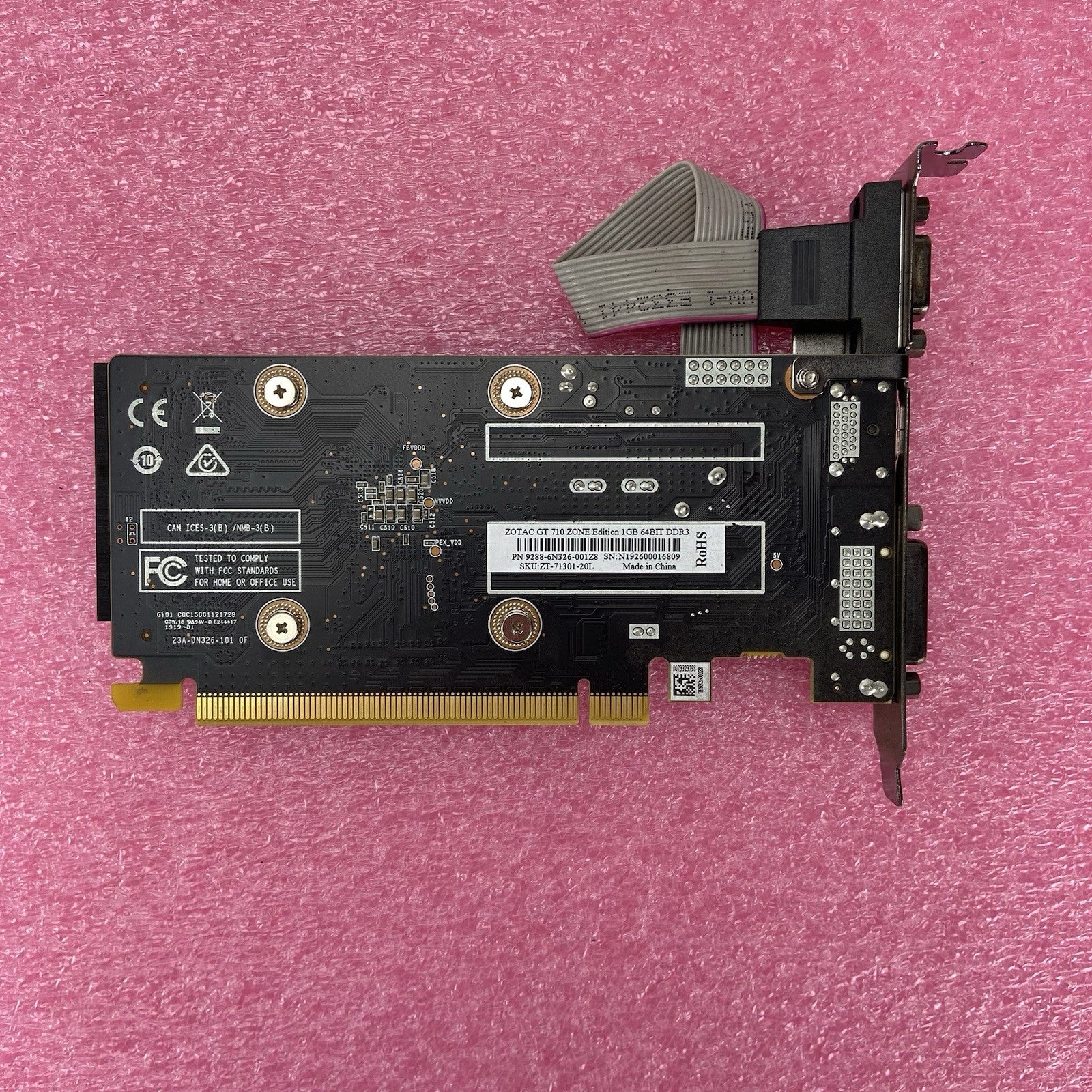 Zotac Nvidia GT 710 ZONE Edition 1GB 64BIT DDR35