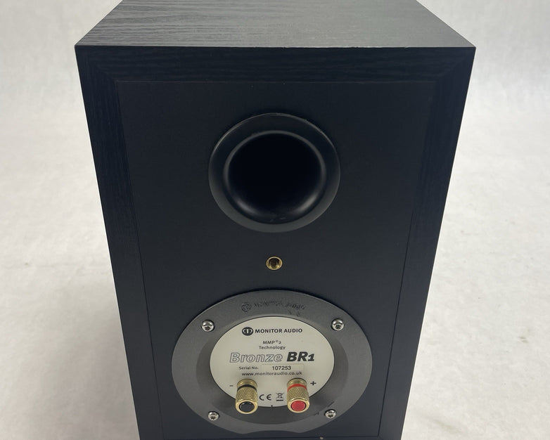 Monitor Audio Bronze BR1 Bookshelf Speakers Tested Working Unit