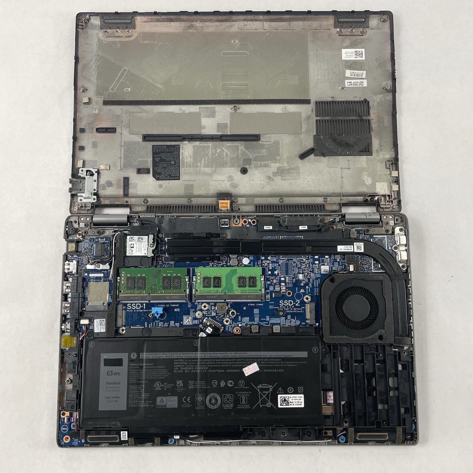 Dell Latitude 5520 15.6" i5-1135G7 2.40 GHz 16 GB RAM No SSD/OS/AC - Worn15