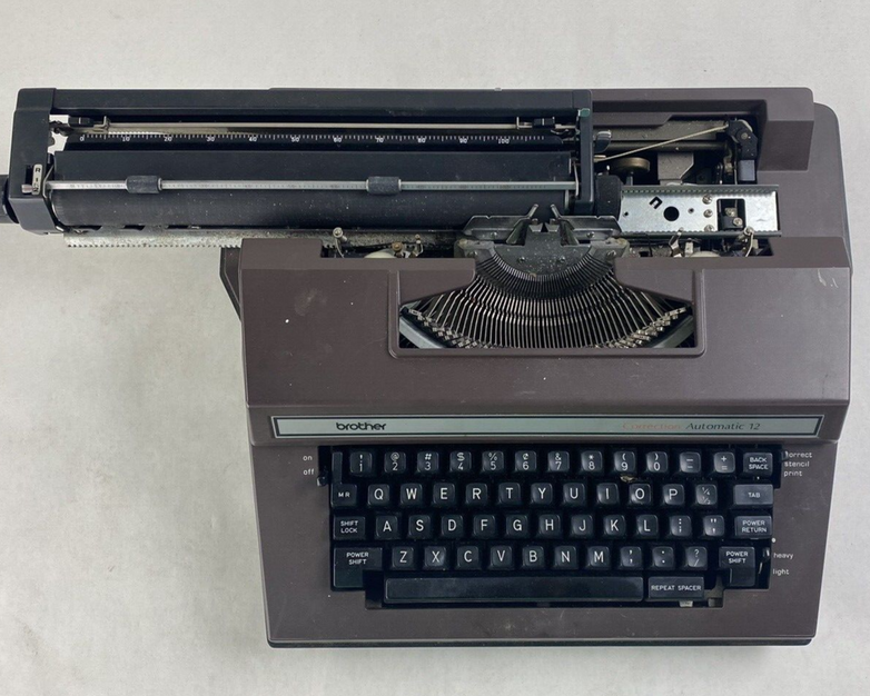 Parts and Repair Brother 3800 Correct Automatic 12 Electric Typewriter & Case