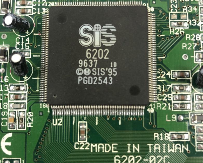 Silicon Integrated 6202-02C WG-1210P Rev.A1 VGA Video Card