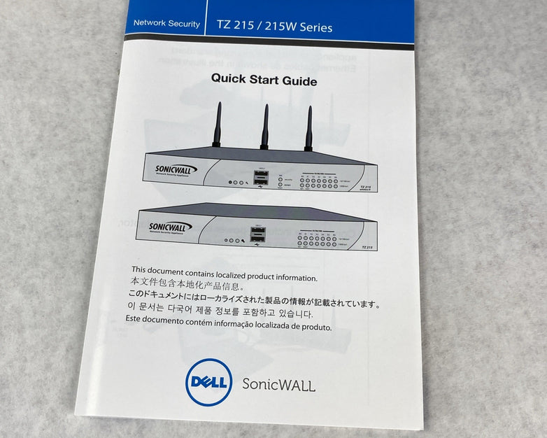 Sonicwall 01-SSC-4984 TZ 215 Wireless-N Network Security Appliance - Open Box