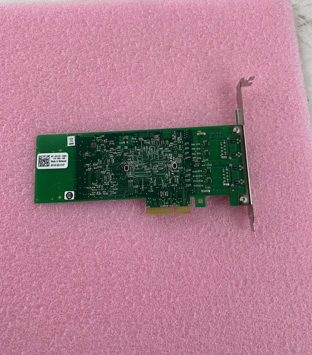 G174P - DELL DUAL -PORT PCI EXPRESS GIGABIT BOARD NETWORK CARD