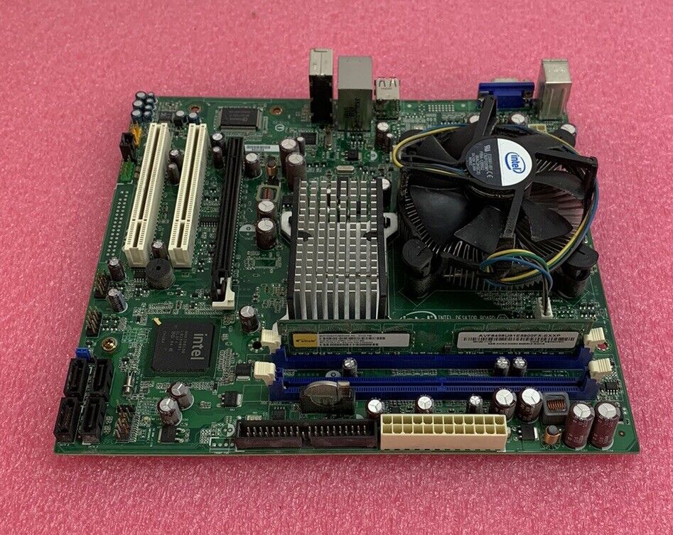 Intel PG41RQ Motherboard Intel Celeron E3300 2.5GHz 2GB RAM w/Shield
