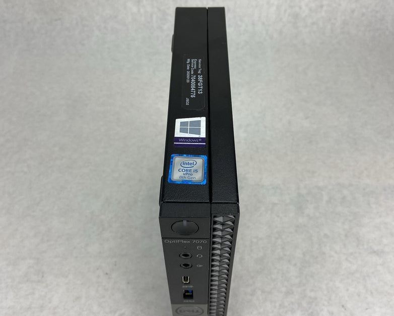 Dell Optiplex 7070 Micro Intel Core i5-8600 3.1GHz 8GBR AM No AC/HDD/OS