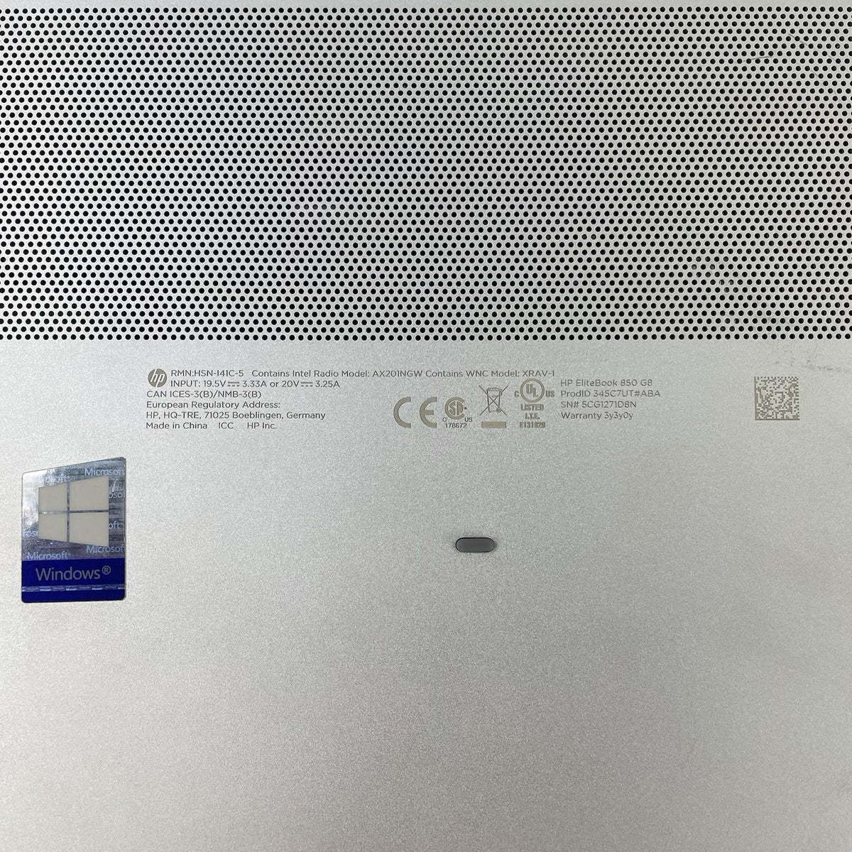 HP EliteBook 850 G8 15.6" i5-1145G7 2.60 GHz 16 GB RAM No SSD/OS/AC/Batt - Keys14