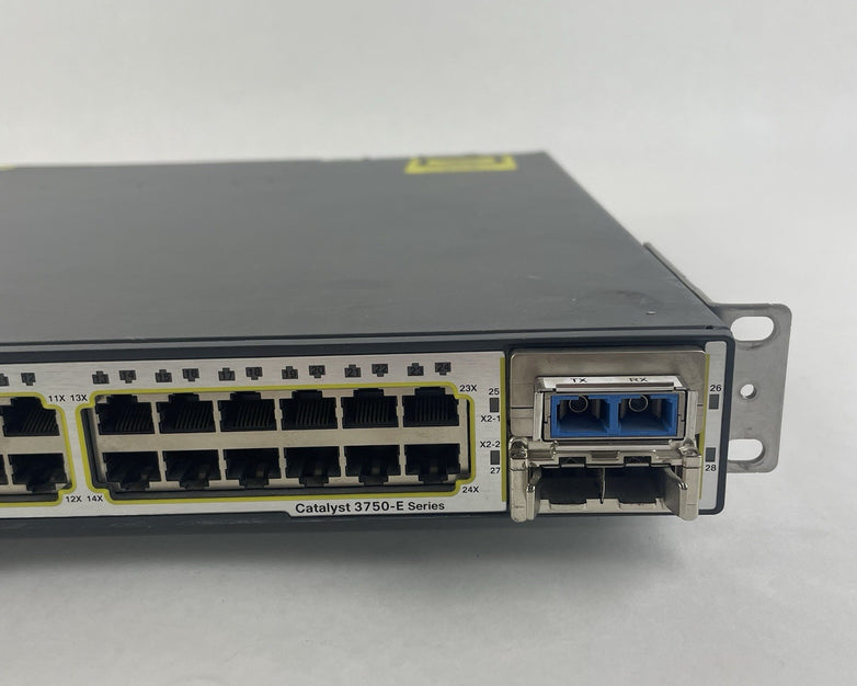 Cisco Catalyst WS-C3750E-24TD-S V02 24-Port Network Ethernet Switch - Tested