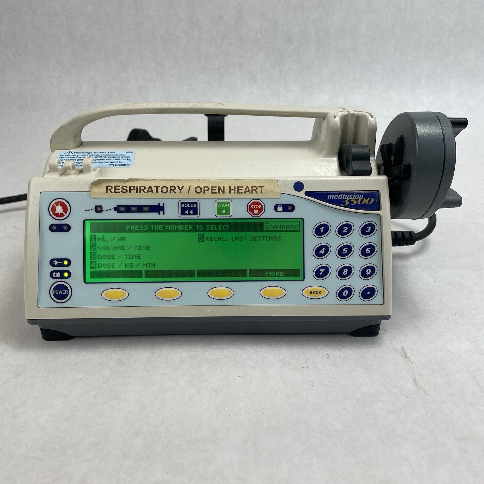 Smiths Medical Medfusion 3500-500 V 6.00