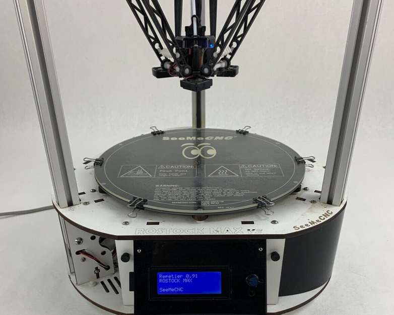 Rostock Max V2 ONYX-HB Desktop 3D Printer Power Tested