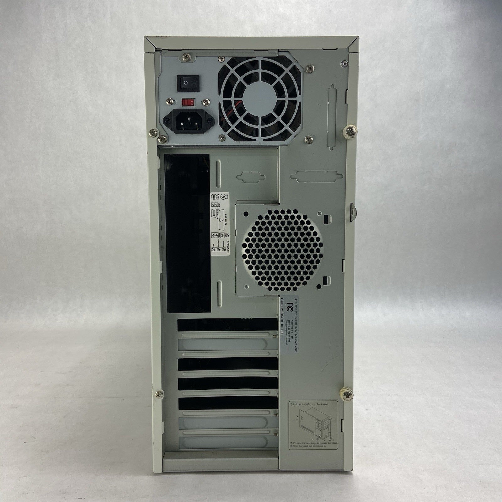 VPR Matrix Beige Mid Tower Computer Case Dynex DX-PS350W 350W PSU4