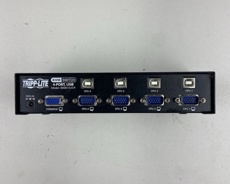 Tripp-Lite B006-VU4-R 4Port USB KVM Switch
