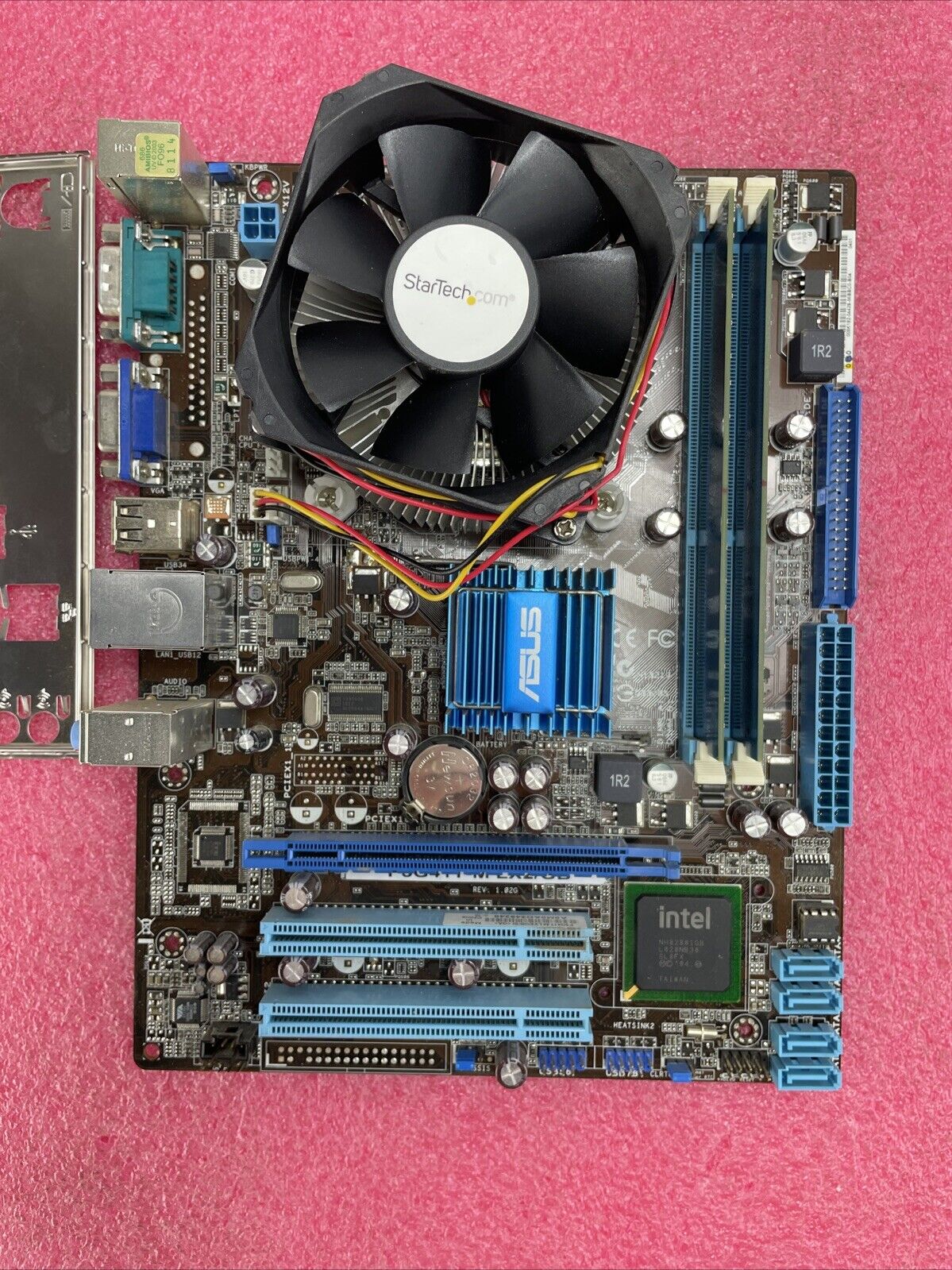 ASUS P5G41T-M Motherboard Intel Core 2 Duo E7500 2.93GHz 4GB RAM w/Shield