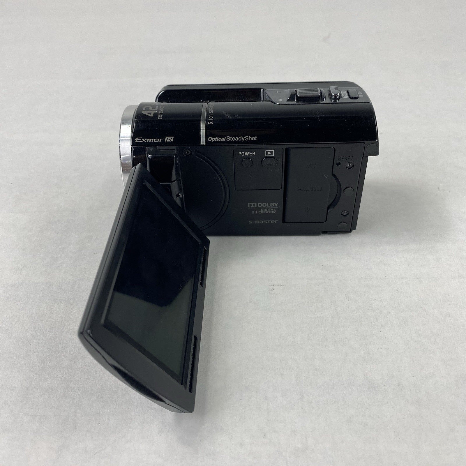 Sony HDR-XR160 Digital HD Video Camera Recorder with AC Adapter Power Tested
