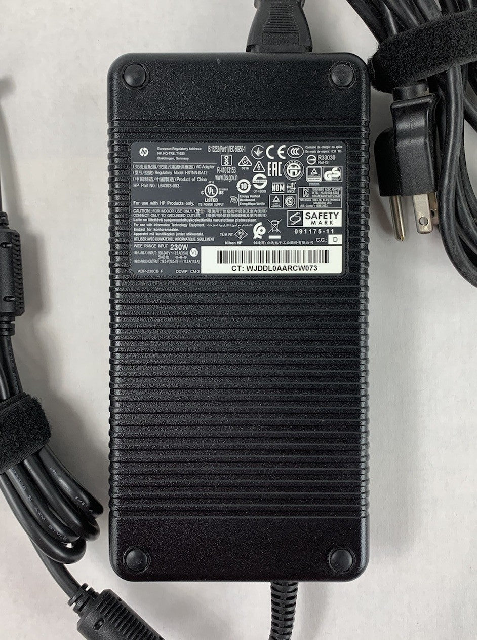HP HSTNN-DA12 230W AC Adapter (Lot of 2)
