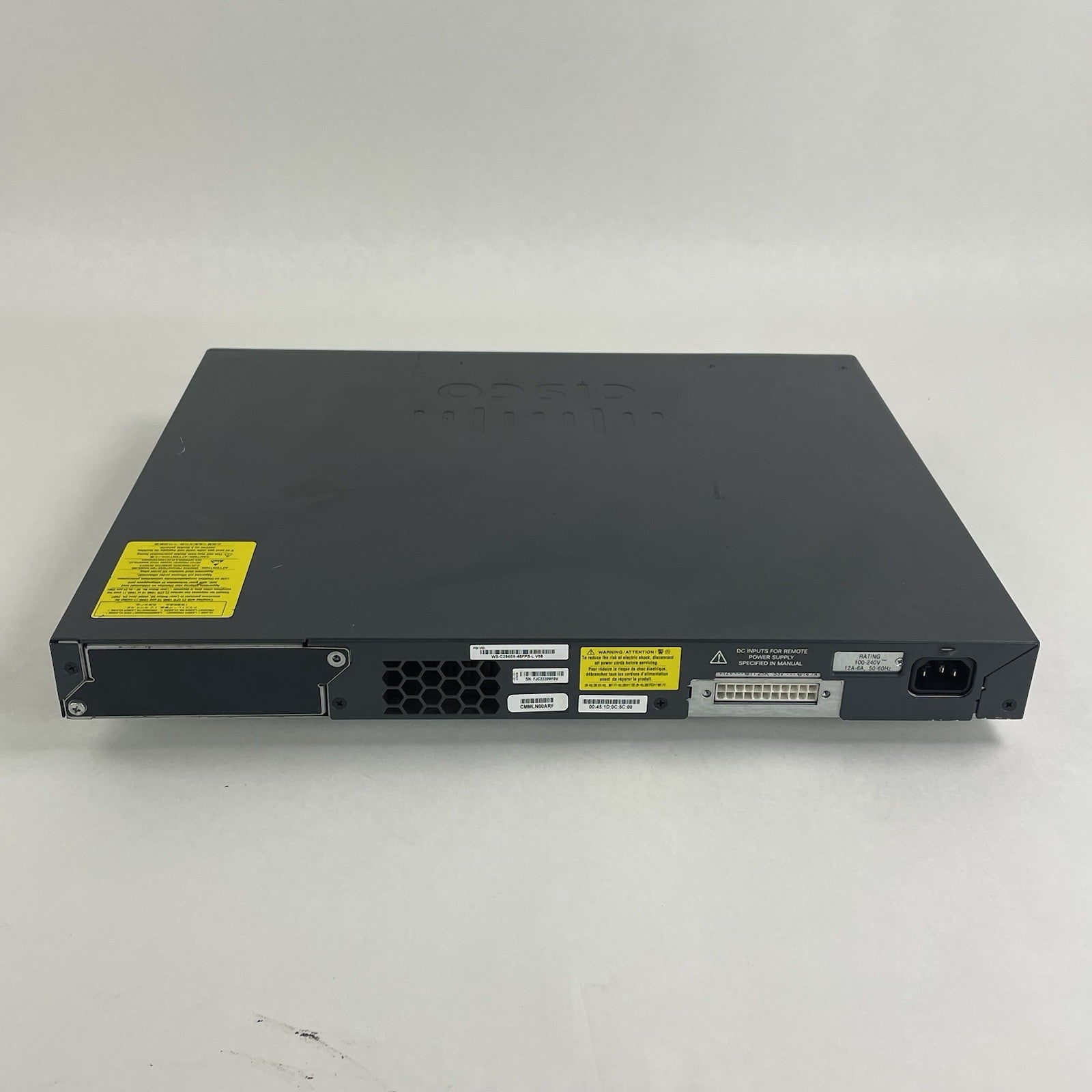 Cisco WS-C2960X-48FPS-L  48 port GIG POE+ Switch Tested & Reset6