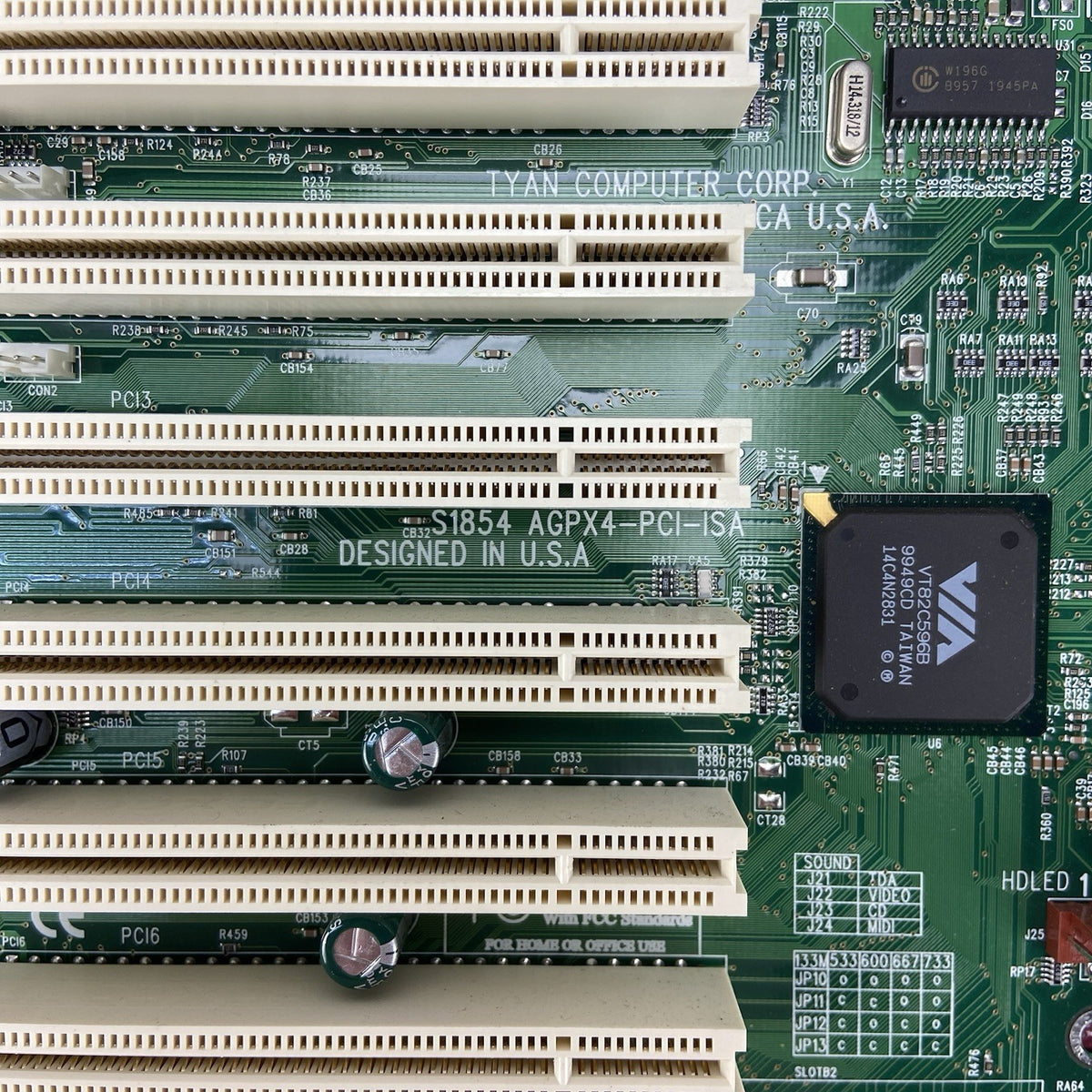 Tyan S1854 Motherboard Intel Pentium III/Xeon 528MHz 383MB RAM w/IO Shield6