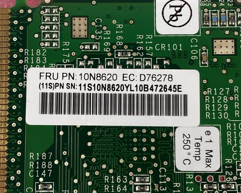 IBM 10N8620 4Gbps 2-Port PCI Fiber Adapter Card (Lot of 2)