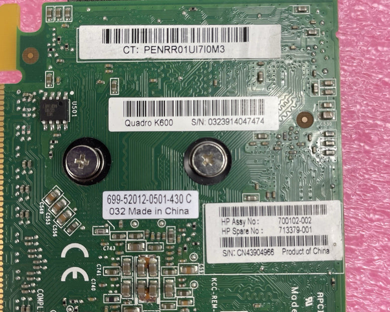 NVIDIA Quadro K600 1GB DDR3 SDRAM PCI Express x16 Graphics