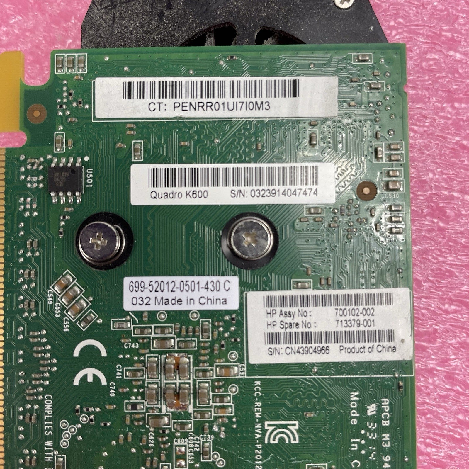 NVIDIA Quadro K600 1GB DDR3 SDRAM PCI Express x16 Graphics