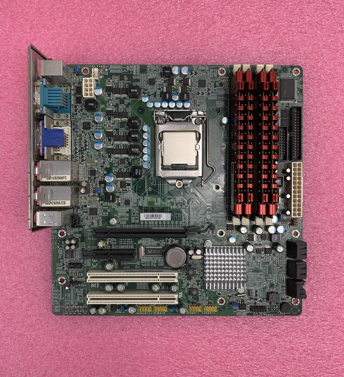 DFI PT330 Motherboard Intel Core i3-550 3.2GHz 8GB RAM w/ Shield