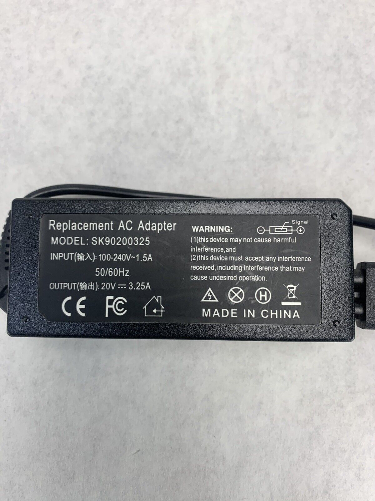 Mixed Lot of 4 Replacement AC Adapter SK90200450 SK90200325