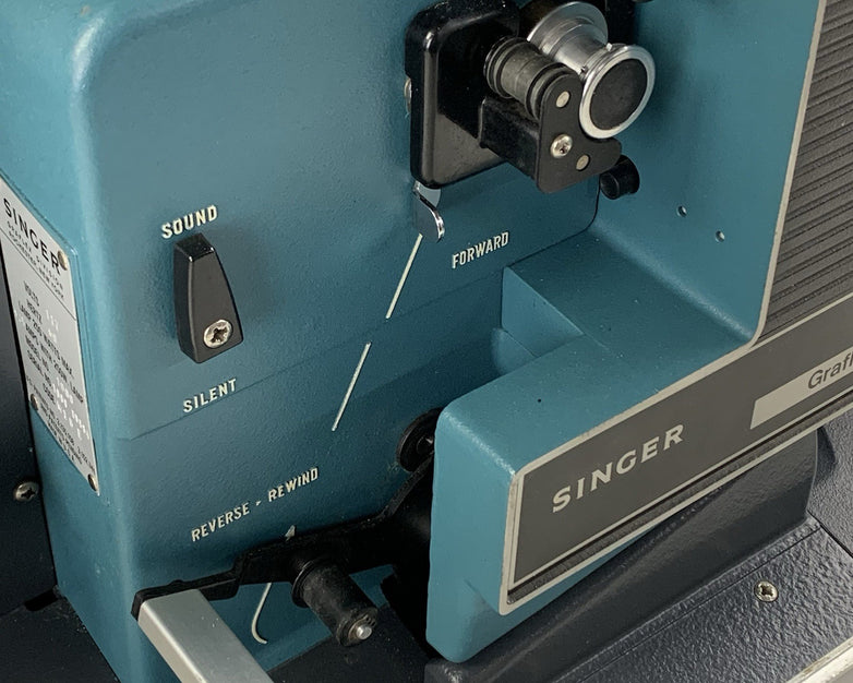 Singer Graflex 16 Sound Projector Power Tested Speaker Hums