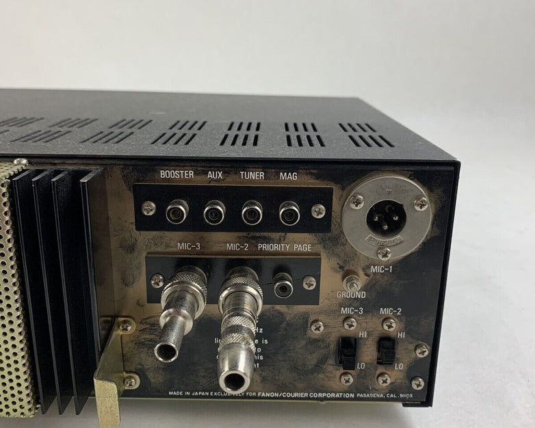 Fanon Power Plus 35 Solid State Amp Channel Mixer No Power For Parts and Repair