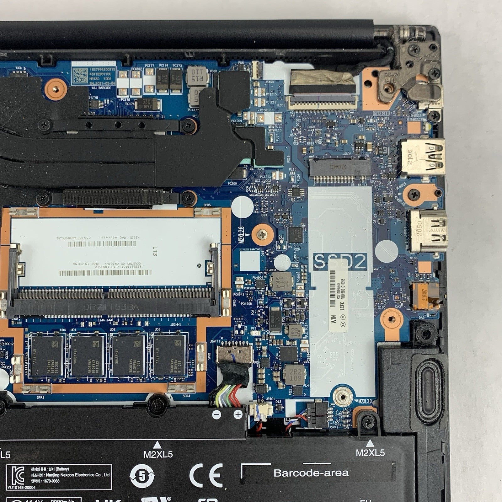 Lenovo ThinkPad E14 Gen 3 14" Ryzen 5 5500U 2.1Ghz 8GB Ram No OS/HDD/AC Scratch16