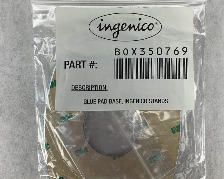 Ingenico BOX350769 Glue Pad Base for Monitor Stands (Lot of 2)