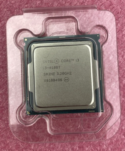Intel Core i3-6100T CPU Processor 3.20GHz LGA1151 SR2HE Lot Of 2 Tested