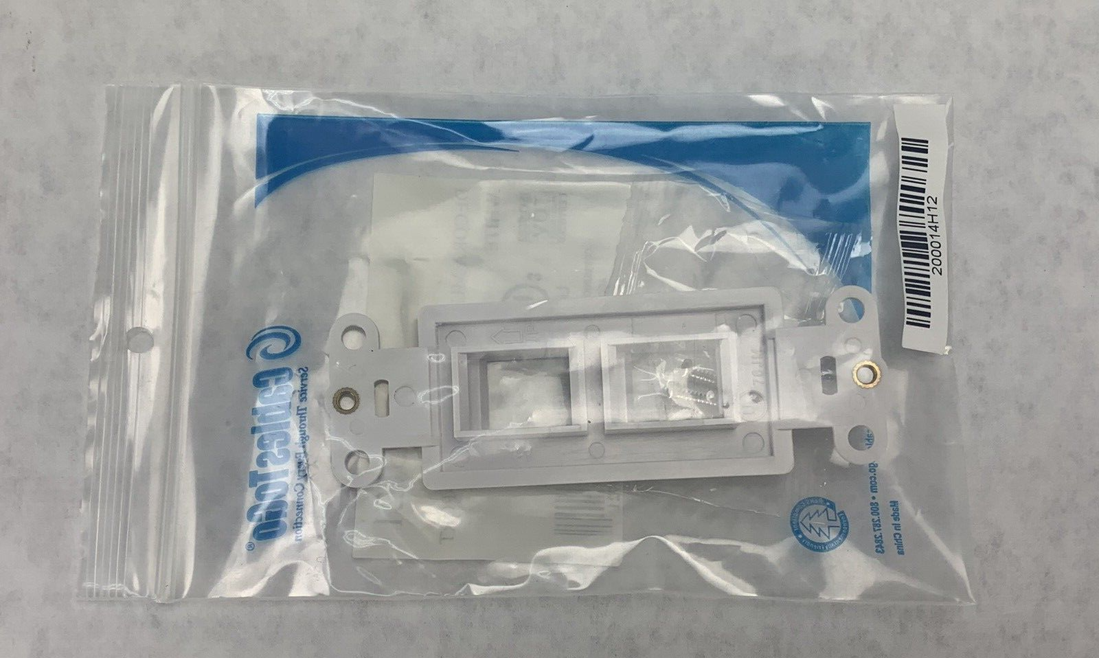 Lot of 5 C2G 03721 Multimedia  2-Port Wall Plate - White