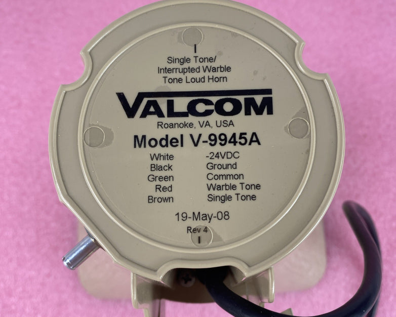 Valcom V-9945A Single Tone Warble Loud Horn