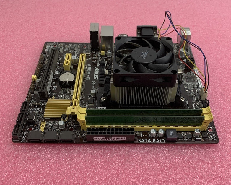 Asus A58M-E Motherboard AMD A10-5800K 3.8GHz 8GB RAM w/ Shield